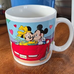 Disney Mickey and Minnie Mug - Red, Yellow, and Blue